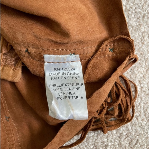 Haute Hippie Suede Fringe Mini Skirt - Picture 5 of 9